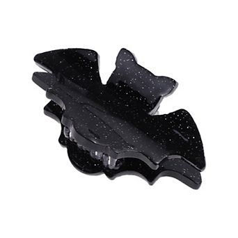 1.81x0.87x0.95 Halloween Funny Claw Clip for Women 1 pc Bat Black