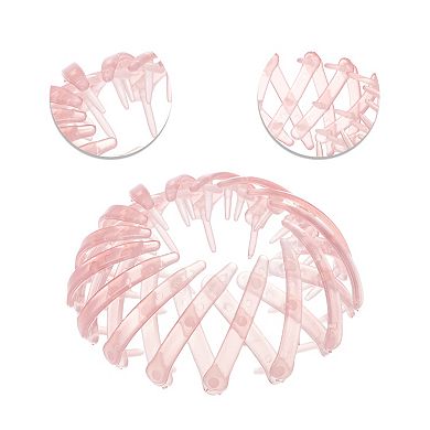 Fashion Bird's Nest Claw Clips 1 Pc Pink