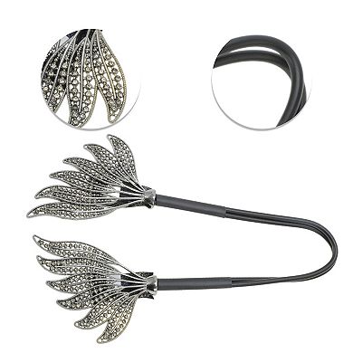 Fashion Wings Hair Clips for Home 1 Pc Black Brown
