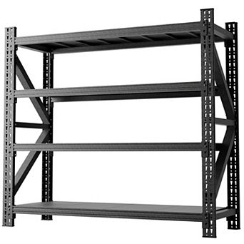 VIYET 5000LBS Heavy Duty Garage Shelving - 4-Shelf Adjustable Industrial Metal Storage Rack