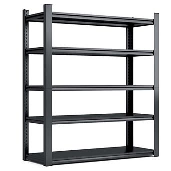 VIYET 72"H Metal Garage Shelving - 5 tier 2000LBS Heavy Duty 24" Deep Industrial Storage Rack