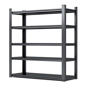 VIYET 78"H Metal Garage Shelving - 5 tier 2000LBS Heavy Duty Adjustable Industrial Storage Rack