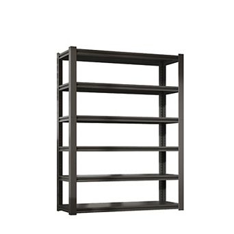 VIYET 82"H Metal Garage Shelving - 6 tier 2400LBS Heavy Duty Adjustable Industrial Storage Rack