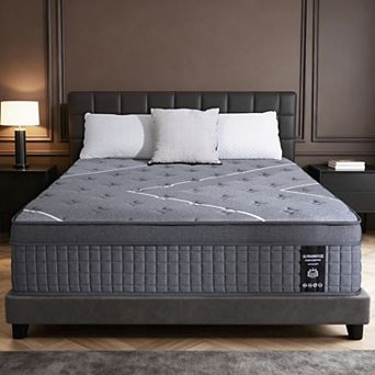 12" Medium Firm Hybrid Mattress in a Box, Memory Foam, Individual Pocket Springs, Motion Isolation