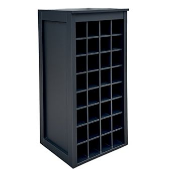 KWPZQEB Modern 32 Wine Bar Cabinet, Wooden Buffet Cabinet for Kitchen, Dining Room