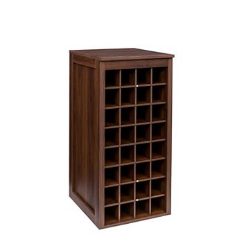 KWPZQEB Modern 32 Wine Bar Cabinet, Wooden Buffet Cabinet for Kitchen, Dining Room