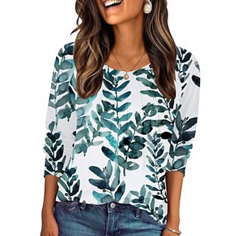 Zeagoo Women's Long Sleeve Crewneck Tunic Tops Casual Business Dressy Sweatshirts