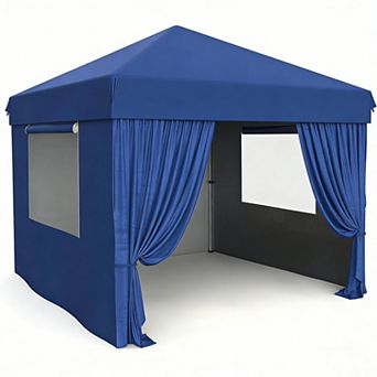 Pop Up Canopy Tent 10x10 Gazebo with 4 Removable Sidewalls Heavy Duty Outdoor Canopy for Patio