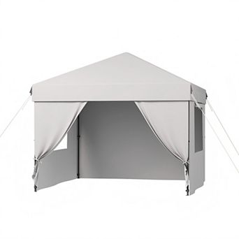 Pop Up Canopy Tent 10x10 Gazebo with 4 Removable Sidewalls Heavy Duty Outdoor Canopy for Patio