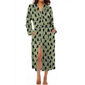 Ekouaer Kimono Robes for Women Long Lightweight Knit Bathrobe Shawl Soft Sleepwear Casual Ladies
