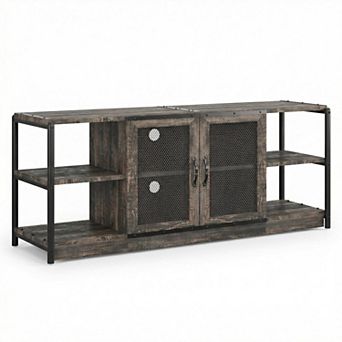 63" Farmhouse TV Stand - Storage Cabinet