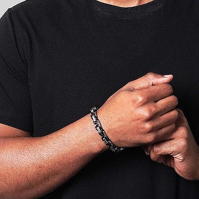 Invicta Jewelry Men's Polished Byzantine Chain Bracelet