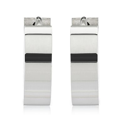 ELYA Women's Polished Small Hoop Earrings