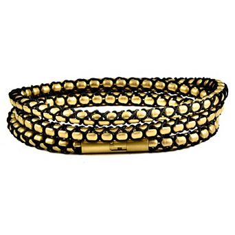 Crucible Men's Matte Finish Steel Box Chain Necklace