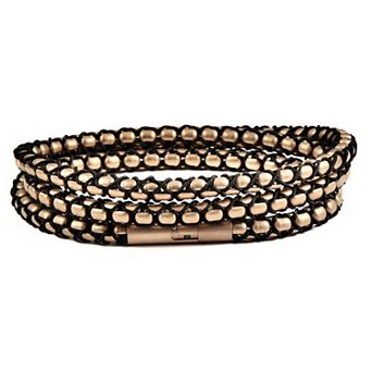 Crucible Men's Matte Finish Steel Box Chain Necklace