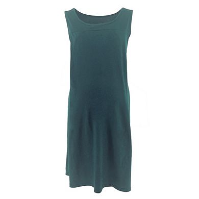 Sleeveless Round Neck Maternity Knee Length Dress