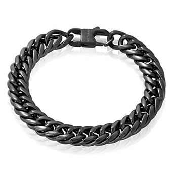 Invicta Jewelry Men's Double Curb Chain Bracelet