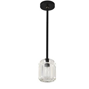 Elegant Solid Crystal Single Pendant Light for Modern Farmhouse Kitchen and Dining Rooms