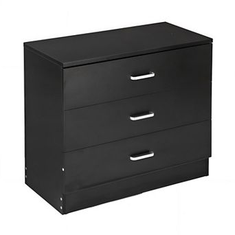 Modern Simple 3-Drawer Nightstand Table Dresser