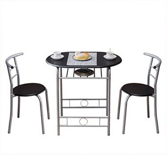 3 pc PVC Breakfast Table and Chair Set