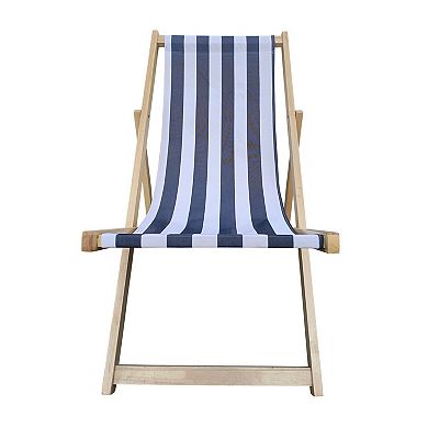 Populus Wood Outdoor Sling Lounge Chair