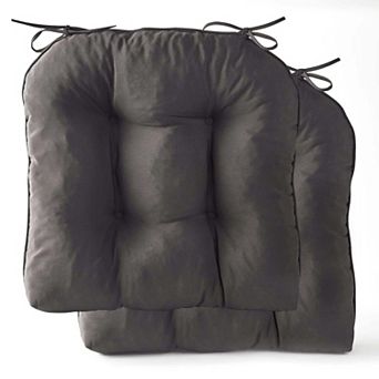 Unikome 2 Pack Waterproof Outdoor Chair Cushions, Seat Pads with Tie Straps