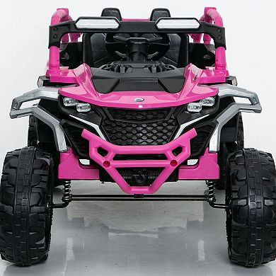 TOEMOA 12V Kids Electric Ride On Truck with Remote Control And Music Player