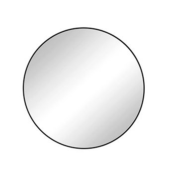 TOEMOA 36 Inch Round Wall Mirror with Metal Frame for Home Decor