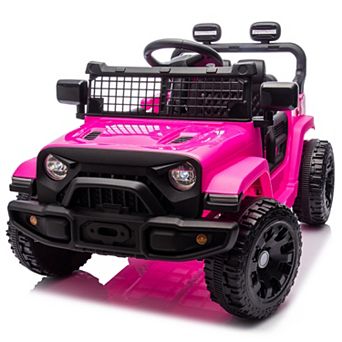 TOEMOA Electric Kids Ride-On Car with Remote Control and Music Features