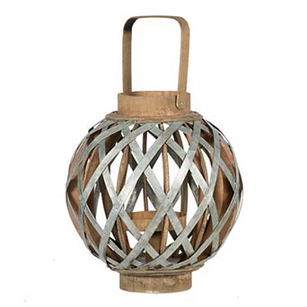 TOEMOA Decorative Lantern with Handle for Indoor Outdoor Home Garden Wedding