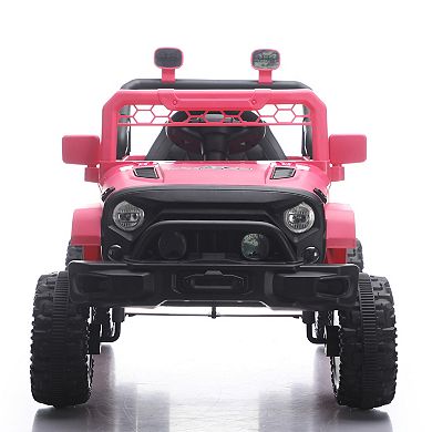 TOEMOA Kids Ride-On Car with Remote Control for Outdoor Adventures