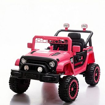 TOEMOA Kids Ride-On Car with Remote Control for Outdoor Adventures