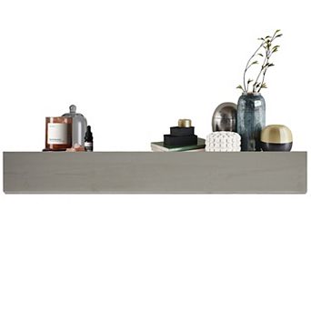 TOEMOA 72-Inch Floating Fireplace Mantel Shelf with Invisible Wall Mounting Bracket