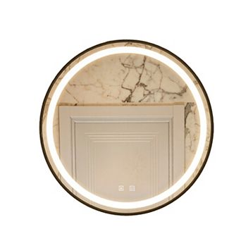 TOEMOA 24 Inch LED Bathroom Vanity Mirror with Dimmable Anti-Fog Touch Control