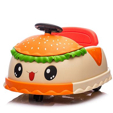 TOEMOA Kids Electric Bumper Car with 360 Rotation Parent Remote Control Music