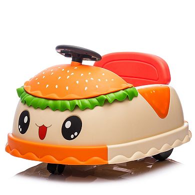 TOEMOA Kids Electric Bumper Car with 360 Rotation Parent Remote Control Music