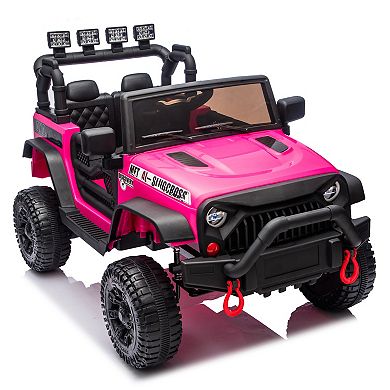 TOEMOA 24V Kids Ride On Car with Remote Control, 400W Motor, and Safety Features