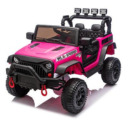 TOEMOA 24V Kids Ride On Car with Remote Control, 400W Motor, and Safety Features