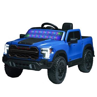 TOEMOA Kids Ride-On Car with Remote Control Shock Absorption and Music Player