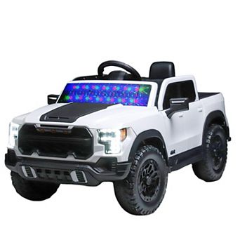 TOEMOA Kids Ride-On Car with Remote Control Shock Absorption and Music Player