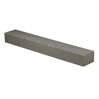 TOEMOA Solid Wood Embossed Floating Fireplace Mantel Shelf for Rustic Home Decor