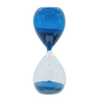 TOEMOA Large Traditional Hourglass Timer with Vibrant Colored Sand