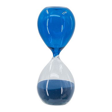 TOEMOA Large Traditional Hourglass Timer with Vibrant Colored Sand