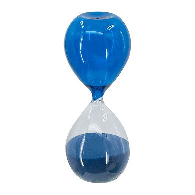 TOEMOA Large Traditional Hourglass Timer with Vibrant Colored Sand