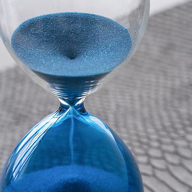 TOEMOA Large Traditional Hourglass Timer with Vibrant Colored Sand