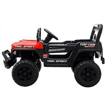 TOEMOA Kids Electric Ride-On Car with Remote Control and Swing Function