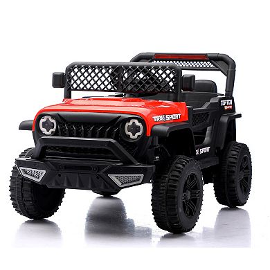 TOEMOA Kids Electric Ride-On Car with Remote Control and Swing Function