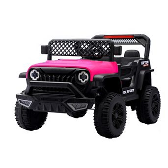 TOEMOA Kids Electric Ride-On Car with Remote Control and Swing Function