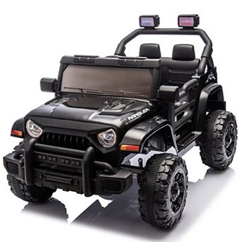 TOEMOA 12V Kids Electric Ride On Car with Remote Control and Music Features