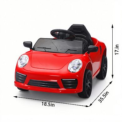 TOEMOA Remote Control Kids Ride-On Car with Swing Function for Indoor Outdoor Play